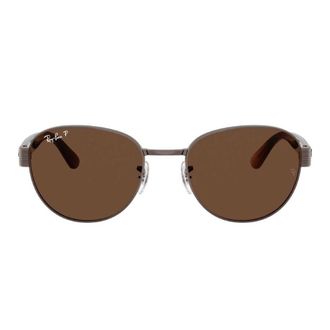 Ray-Ban Brown Polarized Square Unisex Sunglasses RB3766CH 9259AN 54
