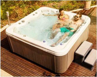 SCP Piscina idromassaggio Spa con bluetooth 215x215x91cm