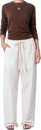 Citizens Of Humanity Aurora Pull On Pants In Cream