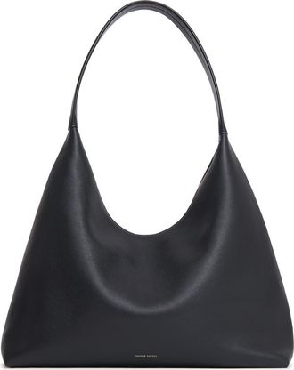 Mansur Gavriel Maxi Candy Leather Hobo Bag in Black at Nordstrom