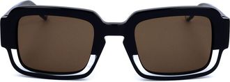 Kartell KL030S 03 Mens Sunglasses Black Size 50