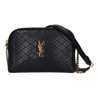 Saint Laurent Pre-owned Cross Body Bags, female, Black, Size: ONE SIZE Pre-owned Vintage Shoulder Bag