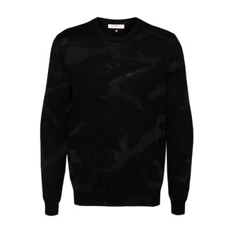 Valentino Garavani Crew Neck Camouflage Jumper