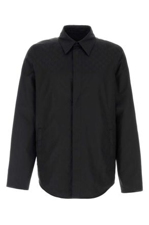 Gucci Black Logo Faille Jackets