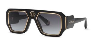 Philipp Plein SPP188 0700 Mens Sunglasses Gold Size 60