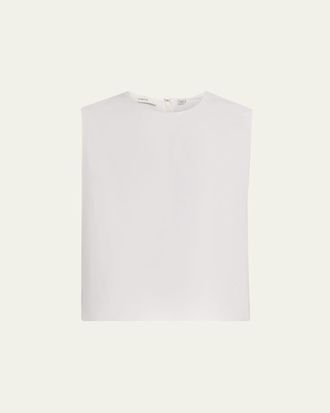 Vince Linen Crewneck Top
