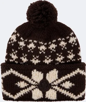 Moncler Berretto Fair Isle in misto lana