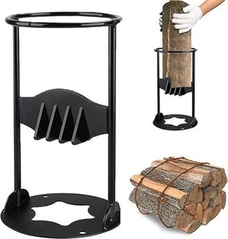 OEM Cortadora De Le&ntilde;a Manual, Con Cu&ntilde;a De Hierro Fundido Para Partir Le&ntilde;a, Color Negro (21 X 31 Cm)