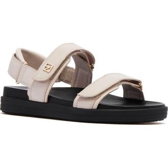 FRANKiE4 Rome Sandal in Ecru at Nordstrom, Size 7.5