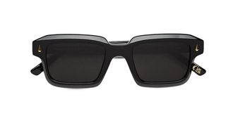 Retro Superfuture GIARDINO BLACK YA3 Womens Sunglasses Black Size 50