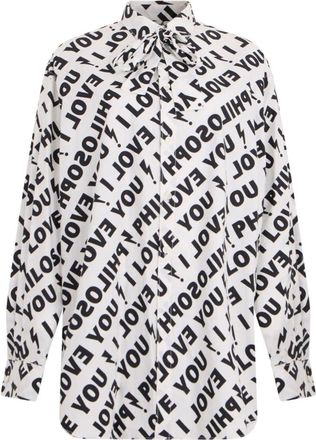 Philosophy di Lorenzo Serafini Mujer, Blusas y Camisas, Multicolor, Talla: S