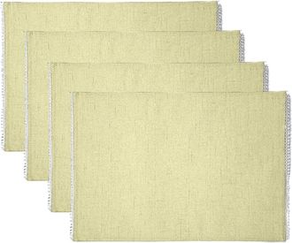 Lenox Set Of 4 French Perle Solid Placemats