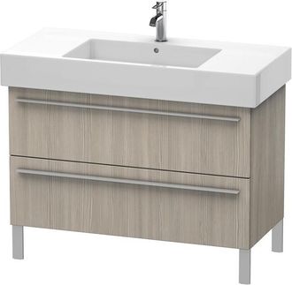 Duravit Duravit X-large Mueble De Pared 6544, 2 Extra&iacute;bles, 1000mm Para Vero 032910 (sin Pulir), Color (frente/cuerpo): Decoraci&oacute;n Pino Plata - Xl654403131