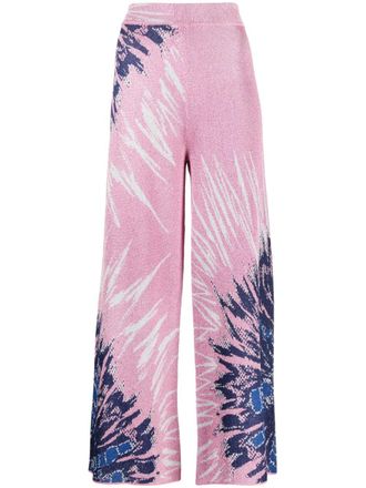 Hayley Menzies Culottes con fantasia tie dye - Rosa
