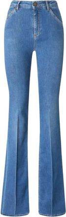 Pinko Francis Flare - Dames - Flared Jeans - Blauw - W29 - Katoen - Jeans