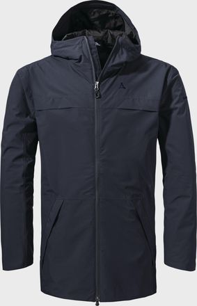 Sch&ouml;ffel Langjacke SCH&Ouml;FFEL Parka Style Bohorok MNS, Herren, Gr. 46, blau (8820, blau), Oberstoff: 100% Polyester; (Membran: Thermoplastisches Polyurethan); Fu