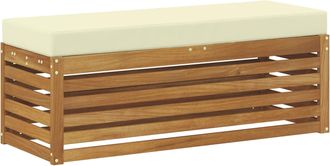 vidaXL Banco De Taburete Exterior Madera De Acacia S&oacute;lida Vidaxl