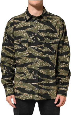 Dolce & Gabbana Casual Overhemd - Heren - Casual Overhemden - Veelkleurig - 2XL - Katoen - Overhemden