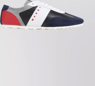 Marni low-top color-block sneakers rubber sole