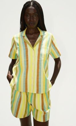 Ace & Jig Holden Button-up Patch Pocket Shirt in Wave at Nordstrom, Size Xx-Small