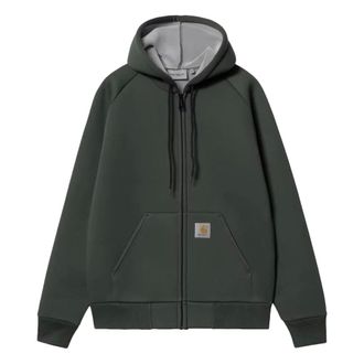 Carhartt Work in Progress Car-Lux Hooded Jacket - Heren - Sweatshirts & Hoodies - Groen - Maat: S Katoen