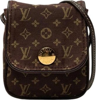 Louis Vuitton Pre-owned Mini Tas Cancun - Dames - Vintage Mini Tas - Bruin - ONE Size - Leer - Vintage