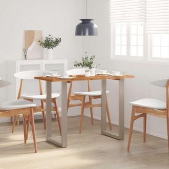 vidaXL Mesa De Comedor Madera Maciza De Acacia 110x50x76 Cm Vidaxl
