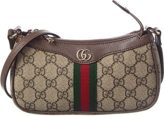 Gucci Ophidia Mini GG Supreme Canvas & Leather Shoulder Bag