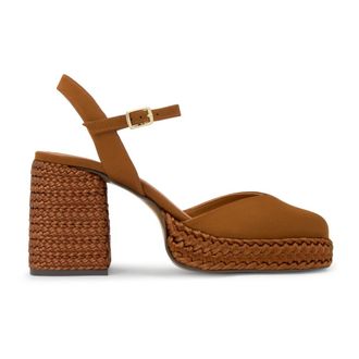 Castaner Schoenen, Dames, Oranje, 38 EU, Satijn, Vilnia Heeled Shoe