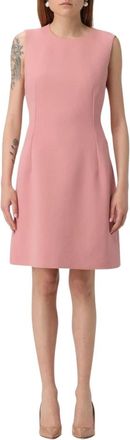 Dolce & Gabbana Stijlvolle Mouwloze Jurk - Dames - Korte kleedjes - Roze - 2XL - Kleedjes