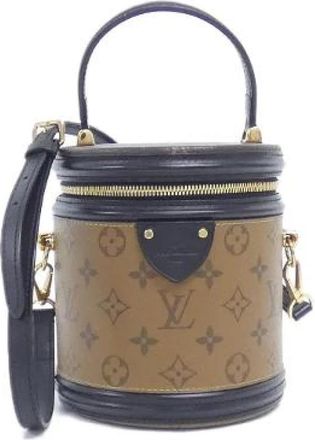 Louis Vuitton Pre-owned Cannes Monogram Reverse Bag - Dames - Vintage Tas - Bruin - ONE Size - Vintage