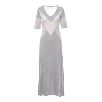 KANGRA Maxi Dresses, female, Gray, Size: S Maxi Dress