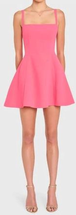 Amanda Uprichard Anna Mini Dress In Taffy