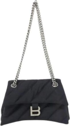 Balenciaga Pre-owned Nylon Schoudertas - Dames - Vintage Schoudertas - Zwart - ONE Size - Nylon - Vintage