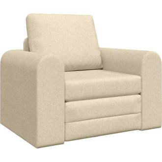 vidaXL Sof&aacute; Cama Crema 98 X 71 X 83 Cm Tela Vidaxl