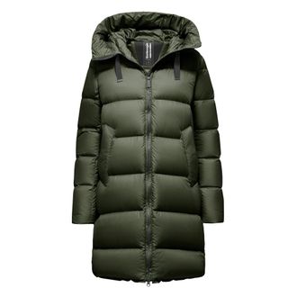 Bomboogie Down Jackets, female, Green, Size: 2XL Geneva Jacket - Long
