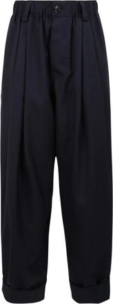 Marni Pantaloni Larghi - - Trousers - Donna - Blu - S