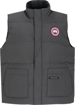 Canada Goose Gilet in misto cotone trapuntato con tasche a toppa
