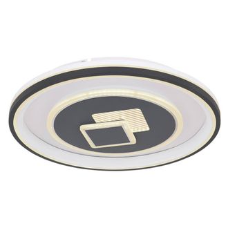 Netlighting Sundi Semi Ceiling Light White LED Dimmable 2700 6000K Remote Control