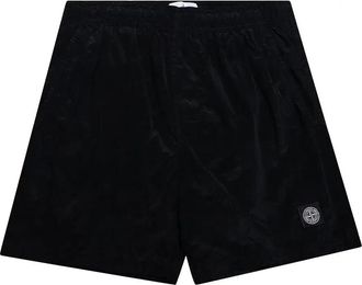 Stone Island Patch Logo Swim Shorts Black 7415B0943-V0029