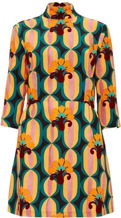La DoubleJ Charming Juliet Cocktailjurk - Dames - Korte kleedjes - Veelkleurig - S - Satijn - Kleedjes