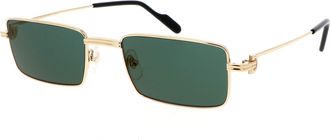 Cartier Green Rectangular Ladies Sunglasses CT0501S 007 54