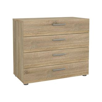Dmora Cajonera Marinette, C&oacute;moda Multiusos, C&oacute;moda De Dormitorio, Gabinete Con Cajones, 80x40 H68 Cm, Roble - Dmora