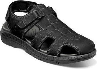 Nunn Bush Laguna Fisherman Sandal in Black at Nordstrom Rack, Size 12