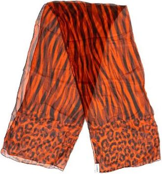 Saint Laurent Pre-owned Scarves, female, Multicolor, Size: ONE SIZE Pre-owned Silk Scarf
