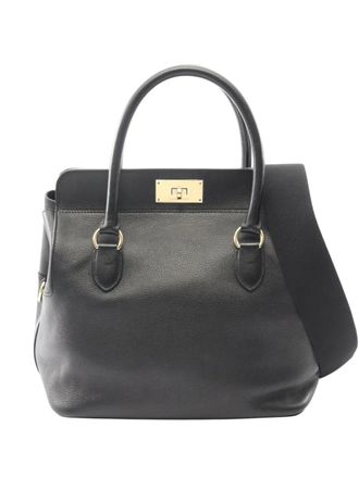 Herm&egrave;s 2018 Evercolor Toolbox 26 satchel - Nero