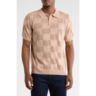 T.R. Premium Slim Fit Polo Sweater in Tan at Nordstrom Rack, Size Xxx-Large