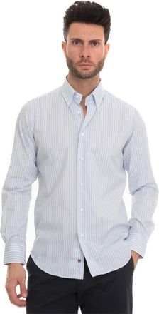 Carrel Casual Shirt - Heren - Casual Overhemden - Blauw - M - Katoen - Overhemden