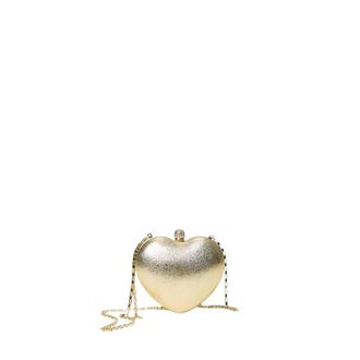 Twinset Mini Hartvormige Avondtas - Dames - Tassen - Beige - Maat: ONE Size Poliester