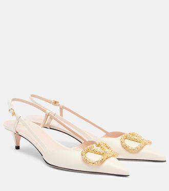Valentino Garavani VLogo Signature 40 slingback pumps